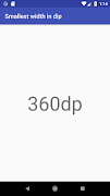 پوستر Smallest width in dip