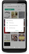 برنامه‌نما Status Saver عکس از صفحه