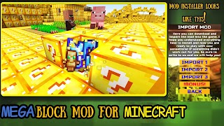 Mega Block Mod For Minecraft পোস্টার
