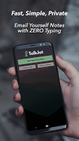 TalkJot – Voice-to-Email Notes poster