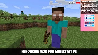 Herobrine Mod for Minecraft PE screenshot 7