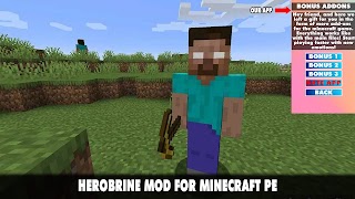Herobrine Mod for Minecraft PE screenshot 7