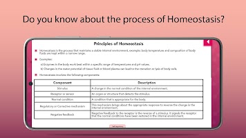 Homeostasis Biology captura de pantalla 2