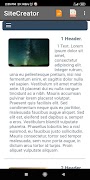 Site Creator websites builder capture d'écran 1