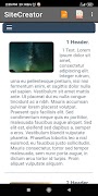 Site Creator websites builder Screenshot 1