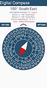 Digital Compass syot layar 1