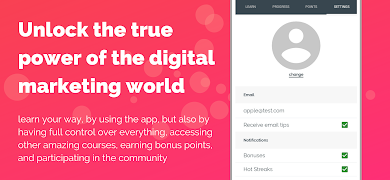 برنامه‌نما Learn Digital Marketing عکس از صفحه