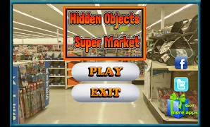 Hidden Object Supermarket Game Plakat