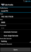 WiFi Barcode Scanner تصوير الشاشة 4
