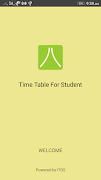 Student Time Table poster