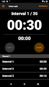 Workout timer - interval tabat captura de pantalla 1