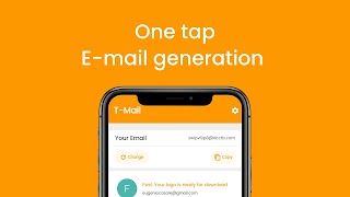 T-Mail : Temporary E-mail скриншот 1