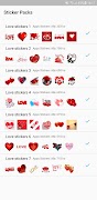 Love stickers ภาพหน้าจอ 5