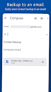 Contacts backup and transfer screenshot 5