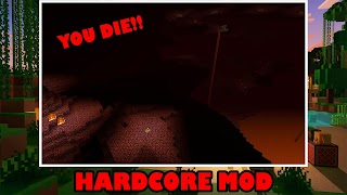 Hardcore Mod for Minecraft PE اسکرین شاٹ 3