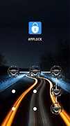 AppLock Theme Fast Night captura de pantalla 1