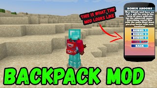 2 Schermata Backpack Mod For Minecraft PE