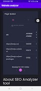 برنامه‌نما Website analyzer عکس از صفحه