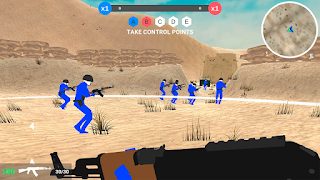 Command Battle: Red vs Blue captura de pantalla 3