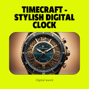 TimeCraft -Digital Clock Poster