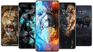 Löwen Hintergrundbilder Screenshot 2