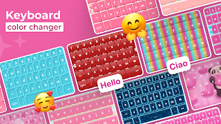 Custom Color Keyboard Themes پوسٹر