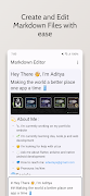 Markdown Editor ภาพหน้าจอ 1