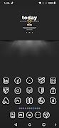 Black Shadow - Icon Pack تصوير الشاشة 3
