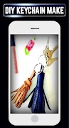 DIY Keychain Handmade Pom Pom Leather Making Home স্ক্রিনশট 5