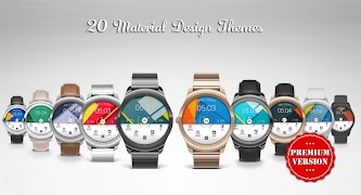 Watch Face - Material Interactive স্ক্রিনশট 4