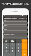 Kalkulator Teorema Pythagoras screenshot 1