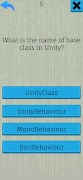 Unity C# Quiz imagem de tela 2