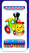 Train Coloring Book Game screenshot 6