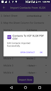 Contacts To VCF XLSX PDF CSV स्क्रीनशॉट 6