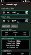Age and Date Calculator 海報