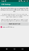 USB Settings ภาพหน้าจอ 1