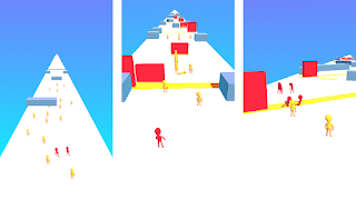 برنامه‌نما Stickman Crowd Runner عکس از صفحه