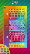 Multicolore Clavier Thèmes capture d'écran 3