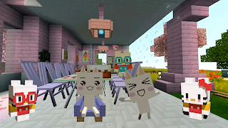 Hello Kitty Mod for MCPE NPC captura de pantalla 2