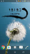 Chinese painting clock widget screenshot 5