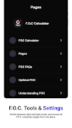 برنامه‌نما FOC Calculator عکس از صفحه
