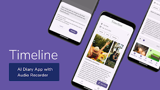 Timeline: Diary, Notes & Mood Poster