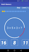 Math Memory - Math Game Brain syot layar 2