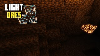 Light Ores Minecraft Mod 스크린샷 2