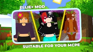 Ellie Mod for Minecraft PE скриншот 3