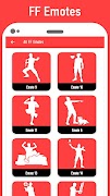 FFEmotes Pro: Dances & Emotes Battle Royale ảnh chụp màn hình 1
