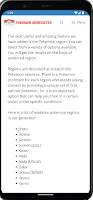 Random Pokemon Generator screenshot 1