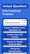 AI Question Answer Generator ảnh chụp màn hình 1