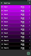 6 Schermata Multi Timer