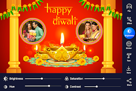 Diwali Dual Photo Frame screenshot 2